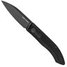 Real Steel Knives Real Steel Stella Full-Black 7051B Slipjoint-Taschenmesser, Poltergeist Design