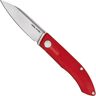 Real Steel Knives Real Steel Stella Red G10 7058 Slipjoint-Taschenmesser, Poltergeist Design