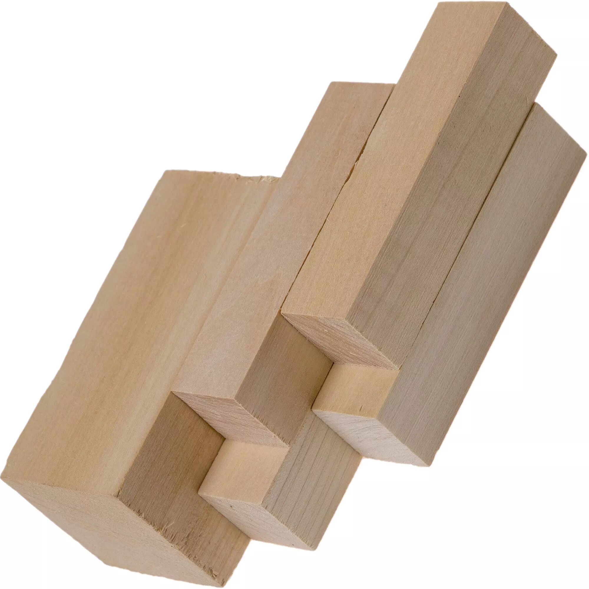BeaverCraft Wood Carving Blocks BW1 Set von Holzblöcken zum Schnitzen