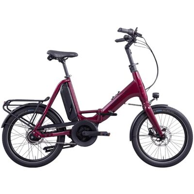 HERCULES Rob Fold R8+ - 20 Zoll 545Wh 8N-RT Faltrad - ultimacy bordeaux-glossy Unisize HERCULES Rob Fold R8+ - 20 Zoll 545Wh 8N-RT Faltrad - ultimacy bordeaux-glossy Unisize