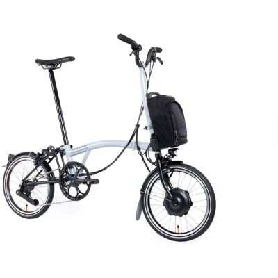 Brompton P-Line Electric Explore 12-speed - Typ H - 16 Zoll 300Wh 12K Faltrad - Lunar Ice Unisize Brompton P-Line Electric Explore 12-speed - Typ H - 16 Zoll 300Wh 12K Faltrad - Lunar Ice Unisize