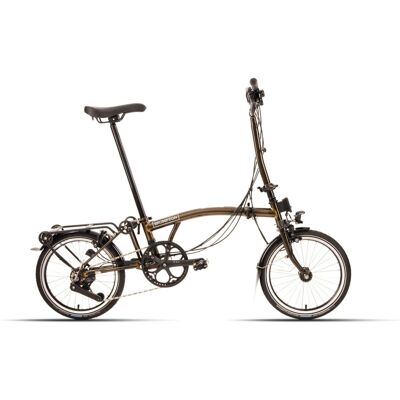 Brompton C-Line Explore - Typ H - 16 Zoll 12K Faltrad - Gloss Black Lacquer Unisize Brompton C-Line Explore - Typ H - 16 Zoll 12K Faltrad - Gloss Black Lacquer Unisize