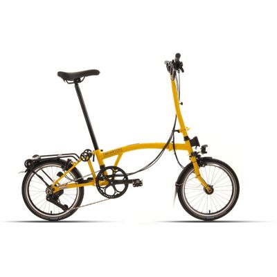 Brompton C-Line Explore - Typ H - 16 Zoll 12K Faltrad - Bumblebee Yellow Unisize Brompton C-Line Explore - Typ H - 16 Zoll 12K Faltrad - Bumblebee Yellow Unisize