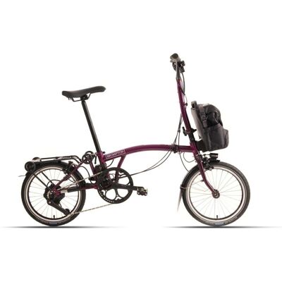 Brompton New C line Electric High - 16 Zoll 345Wh 4K Faltrad - Amethyst Lacquer Unisize Brompton New C line Electric High - 16 Zoll 345Wh 4K Faltrad - Amethyst Lacquer Unisize