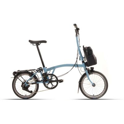 Brompton New C line Electric High - 16 Zoll 345Wh 4K Faltrad - Cloud Metallic Unisize Brompton New C line Electric High - 16 Zoll 345Wh 4K Faltrad - Cloud Metallic Unisize