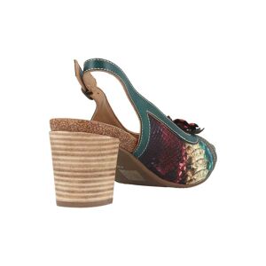 Spring Footwear Sandaletten in Übergrößen Mehrfarbig Kristieli-Grm große Damenschuhe - Mehrfarbig - Size: 44