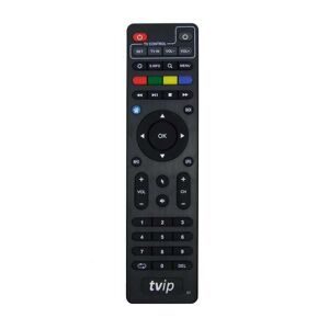 TVIP Fernbedienung für TVIP Internet TV Boxen v.4xx v.6xx mit Bluetooth Funktion Schwarz