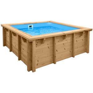 Holzpool - Set Evolution Rechteck 210 x 210 x 78 cm Evolution Basic Set