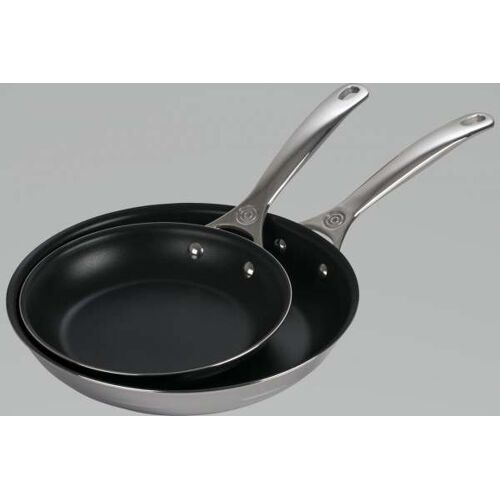 Le Creuset Bräter, Pfannen und Woks Le Creuset 3-ply PLUS Pfannenset beschichtet