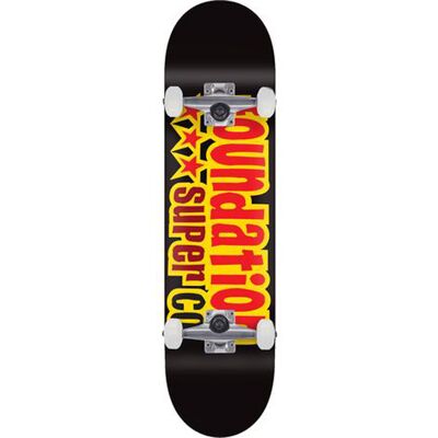 Foundation 3 Star Black Skateboard - Komplett 8.13" Foundation 3 Star Black Skateboard - Komplett 8.13"