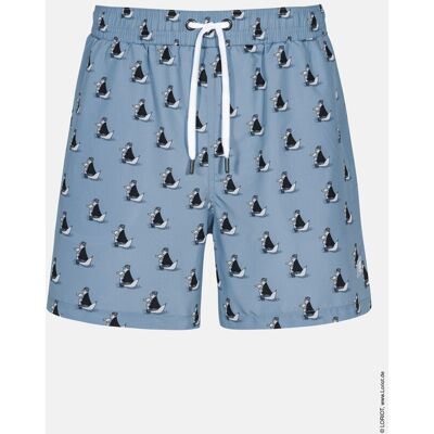 Badeshort Serie mey x LORIOT Central Lake - male - blau - S Badeshort Serie mey x LORIOT Central Lake - male - blau - S