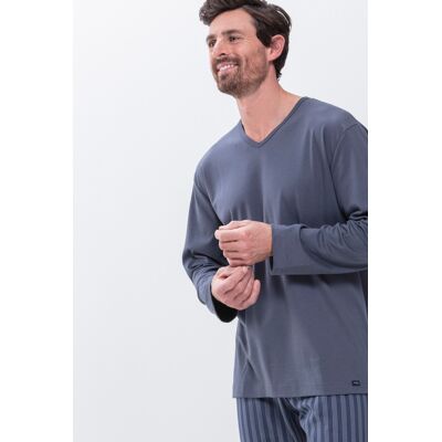mey Shirt 1/1 Arm Serie Melton Soft Grey - male - grau - 54 mey Shirt 1/1 Arm Serie Melton Soft Grey - male - grau - 54