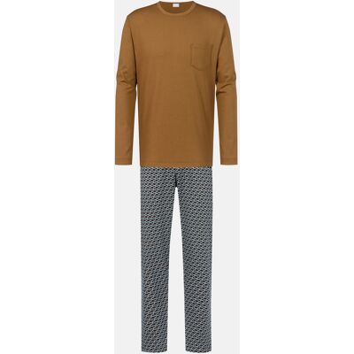 mey Schlafanzug Serie Hexagon Cognac - male - braun - 54 mey Schlafanzug Serie Hexagon Cognac - male - braun - 54