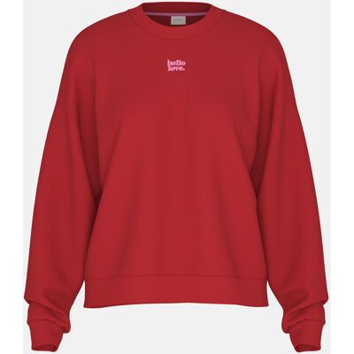 mey Sweatshirt Serie Cozy Nights Red Carpet - female - rot - L mey Sweatshirt Serie Cozy Nights Red Carpet - female - rot - L