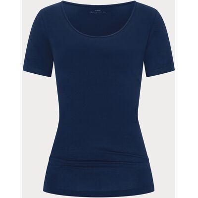 mey Shirt kurzarm Serie Cotton Pure Night Blue - female - blau - 42 mey Shirt kurzarm Serie Cotton Pure Night Blue - female - blau - 42