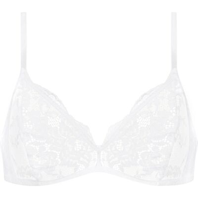 mey Triangle-BH Serie Cotton Lace Weiss - female - weiß - L mey Triangle-BH Serie Cotton Lace Weiss - female - weiß - L