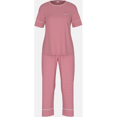 mey Pyjama Serie Crochet Dots Soft Rosewood - female - pink - 44 mey Pyjama Serie Crochet Dots Soft Rosewood - female - pink - 44