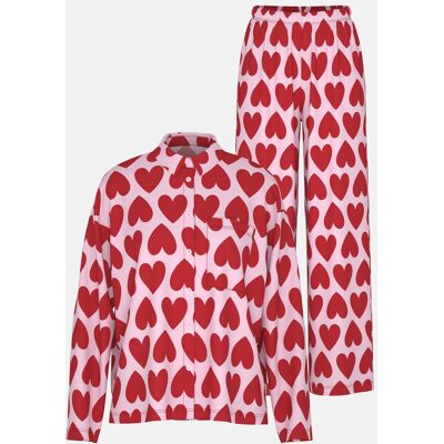 mey Anzug lang Serie Sugar Hearts Red Carpet - female - rot - XXL mey Anzug lang Serie Sugar Hearts Red Carpet - female - rot - XXL