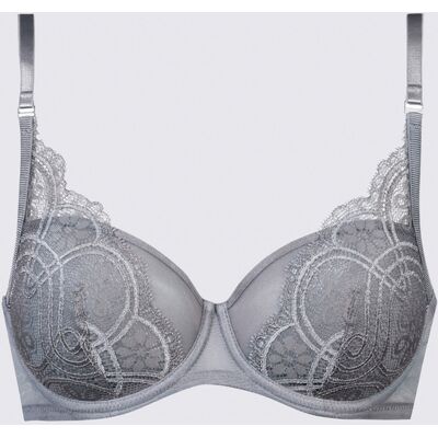 mey Spacer-BH Half Cup Serie Stunning Lovely Grey - female - grau - 80B mey Spacer-BH Half Cup Serie Stunning Lovely Grey - female - grau - 80B