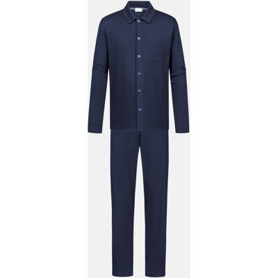 mey Schlafanzug Serie Pure Night Yacht Blue - male - blau - XXL mey Schlafanzug Serie Pure Night Yacht Blue - male - blau - XXL