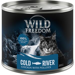 Sparpaket Wild Freedom Adult 12 x 200 g - Cold River - Seelachs & Huhn