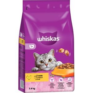 Sparpaket Whiskas Trockenfutter - 1+ Huhn (2 x 3,8 kg)