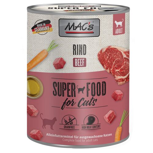 MAC's MAC´s Cat Katzenfutter 6 x 800 g - Rind