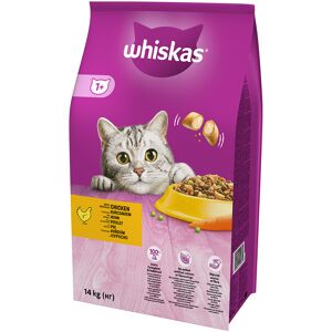 Sparpaket Whiskas Trockenfutter - 1+ Huhn (2 x 14 kg)