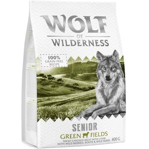 Probierpaket Wolf of Wilderness Trockenfutter - Senior Green Lands - Lamm 400 g