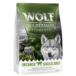 Probierpaket Wolf of Wilderness Trockenfutter - Adult Untamed Grasslands - Pferd (Single Protein) 300 g