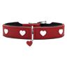 HUNTER Halsband Love, rot - Halsumfang 35 - 43 cm (Größe 50)