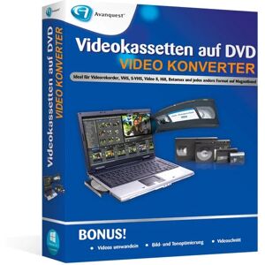 Avanquest Videokassetten auf DVD  Video Konverter Software