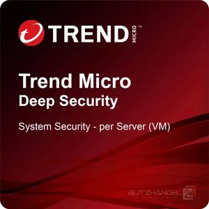 Trend Micro Deep Security - System Security - per Server VM Gouvernment (GOV) Renewal 1 - 100 User