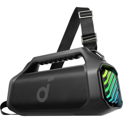 Soundcore Boom 2 Pro schwarz tragbarer Bluetoothspeaker 140 Watt 2+2 Stereoklang IP68 Schutz 20 h Musikwiedergabe dynamisches RGB Soundcore Boom 2 Pro schwarz tragbarer Bluetoothspeaker 140 Watt 2+2 Stereoklang IP68 Schutz 20 h Musikwiedergabe dynamisches RGB