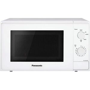 Panasonic NN-E20JWMEPG wei?   Mikrowelle   800 Watt   5 Leistungsstufen   20 Liter Garraum-Volumen   Auftauautomatik   mechanischer Timer   Licht