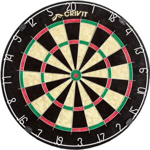 CRIVIT Sisal Dartscheibe, für Steeldarts