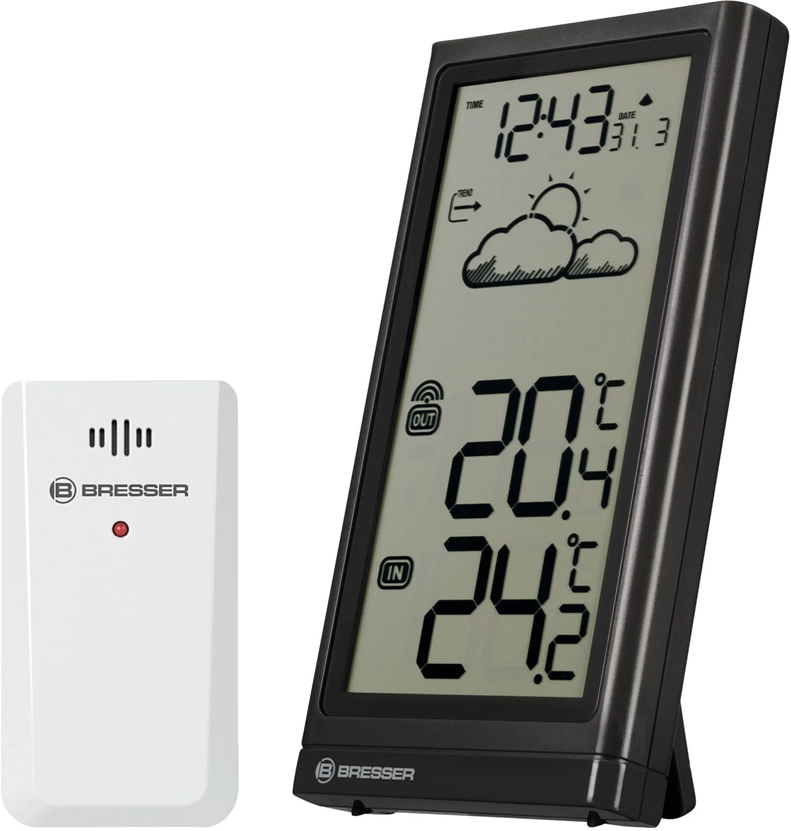 BRESSER Meteo Temp Wetterstation mit DCF-Funksignal