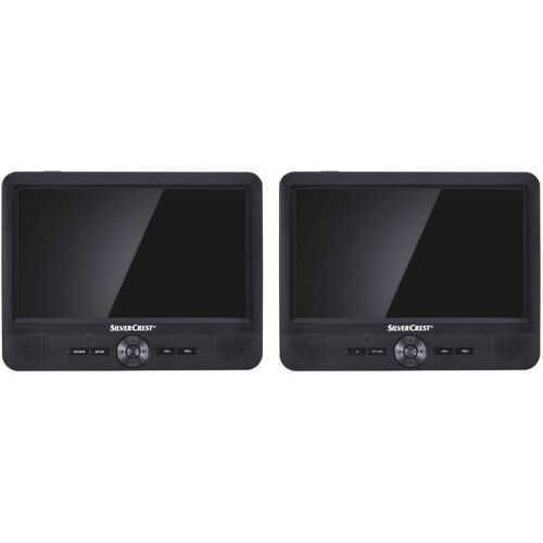 SILVERCREST® Tragbarer DVD-Player »SPDP 18 A1«, mit 2 Bildschirmen