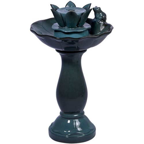 dobar Gartenbrunnen »Helena« mit Solar-Panel, Keramik