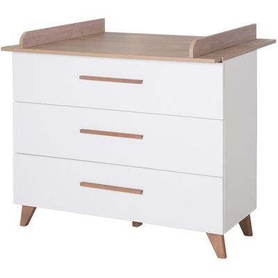 Roba Ole Wickelkommode - Weiß, 110x75,5x98cm - Teil der 'Ole'-Kollektion Roba Ole Wickelkommode - Weiß, 110x75,5x98cm - Teil der 'Ole'-Kollektion