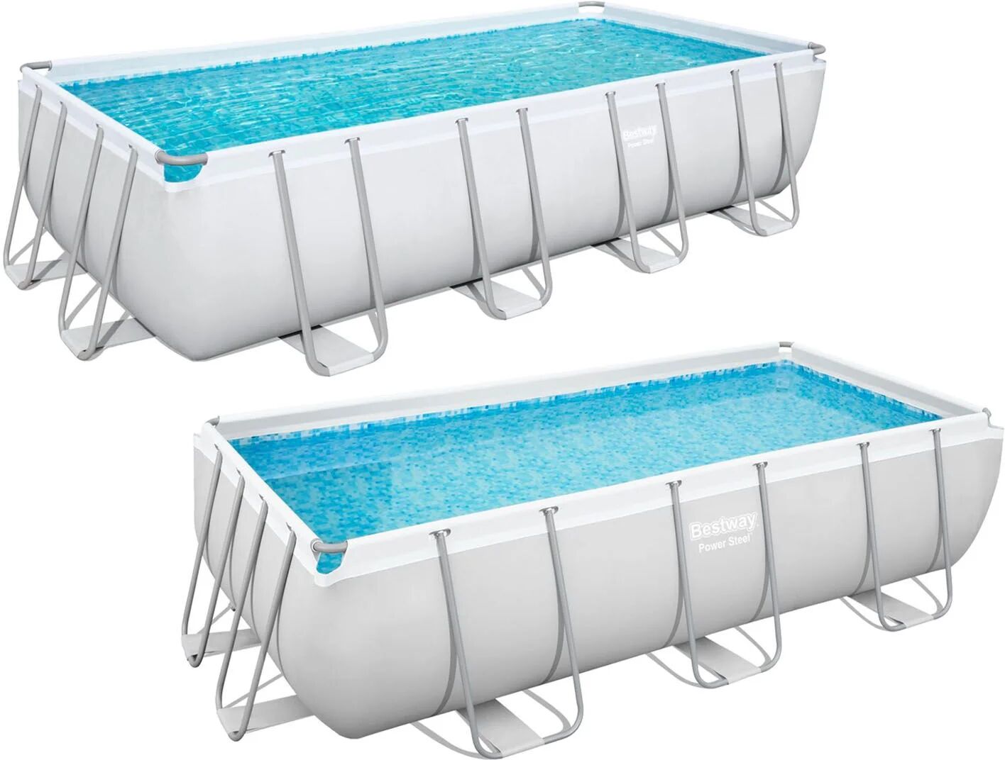 Bestway Power Steel™ Frame Pool Komplett-Set, eckig