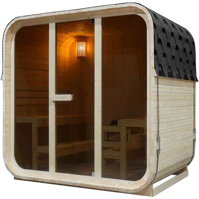 ARTSAUNA Cube Fasssauna »Fjora«, aus Fichtenholz ARTSAUNA Cube Fasssauna »Fjora«, aus Fichtenholz