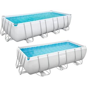 Bestway Power Steel™ Frame Pool Komplett-Set, eckig