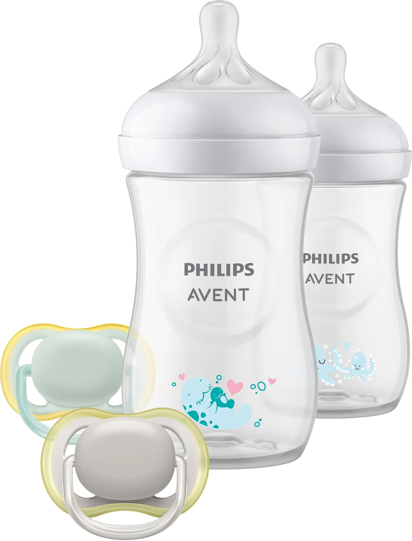 Philips AVENT Flaschen-Set »SCD837/11«, mit 2 Natural Response Flaschen und 2 Ultra Air Schnuller