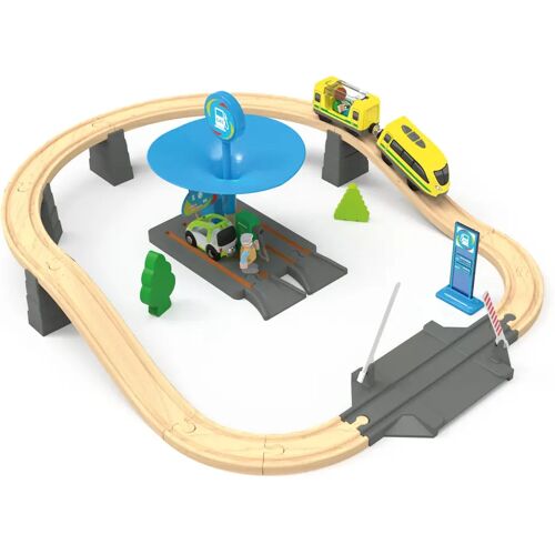 Playtive Eisenbahn-Set Tankstelle, 26-teilig