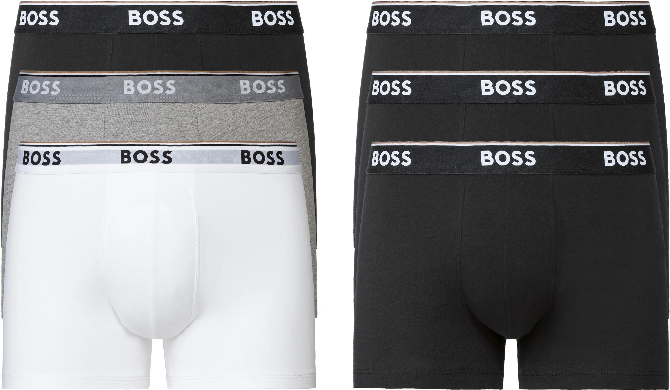 Boss Herren Boxershorts, 3 Stück, mit Logo-Gummibund