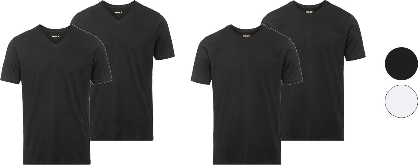 MEXX Herren Unterhemden-T-Shirts, 2 Stück, Regular Fit