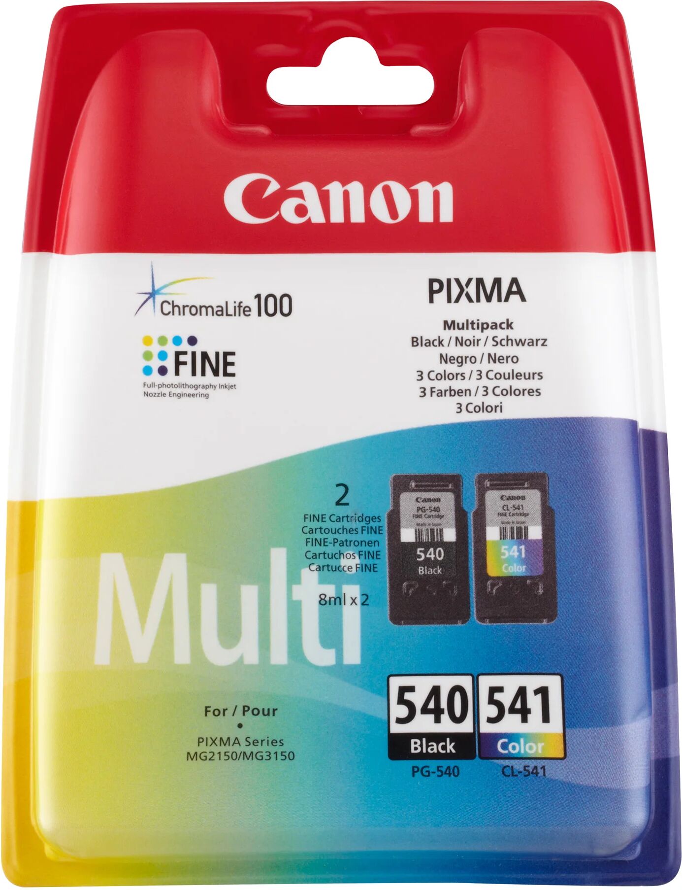 Canon »PG-540/CL-541« Multipack Druckerpatronen Schwarz/Dreifarbig