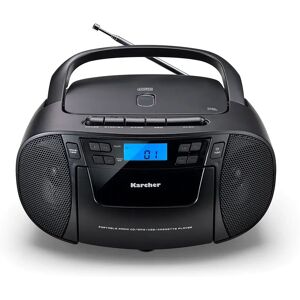 Karcher RR 5045 tragbares Radio mit CD-Player, Kassettenplayer, UKW Radio, USB / AUX-In