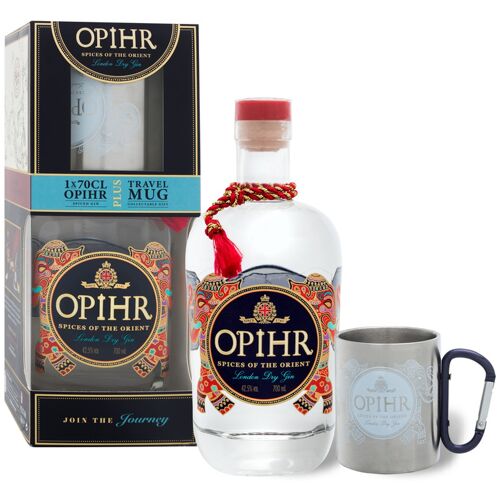 Opihr Oriental Spiced London Dry Gin mit Geschenkbox und Tasse 42,5% Vol
